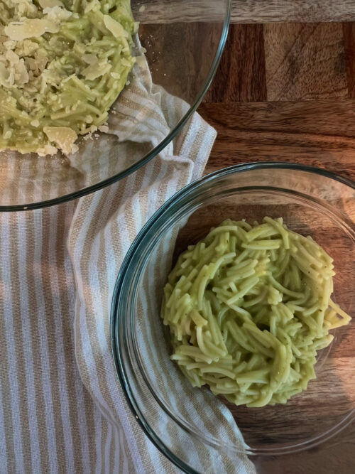avocado pesto pasta