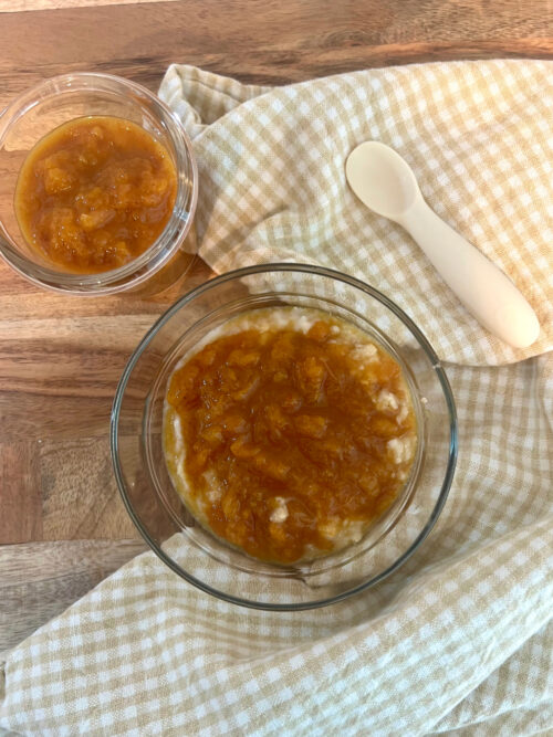 stewed peaches