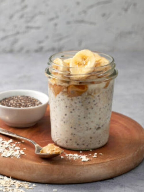 peanut butter banana chia pudding