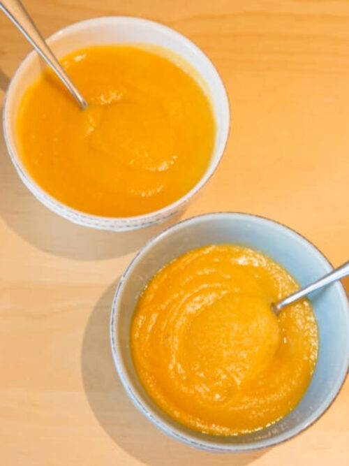 sweet potato coconut pineapple puree