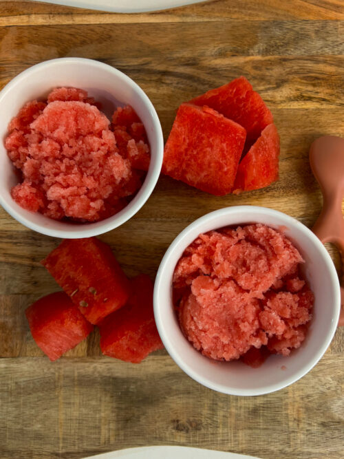 Watermelon shaved ice