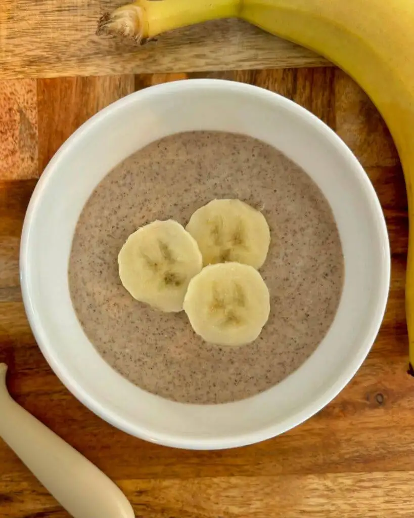 healthy banana pudding