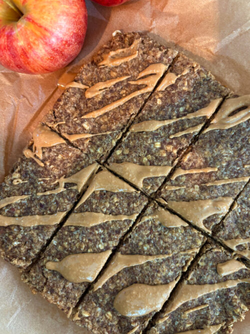 apple cinnamon oat bars