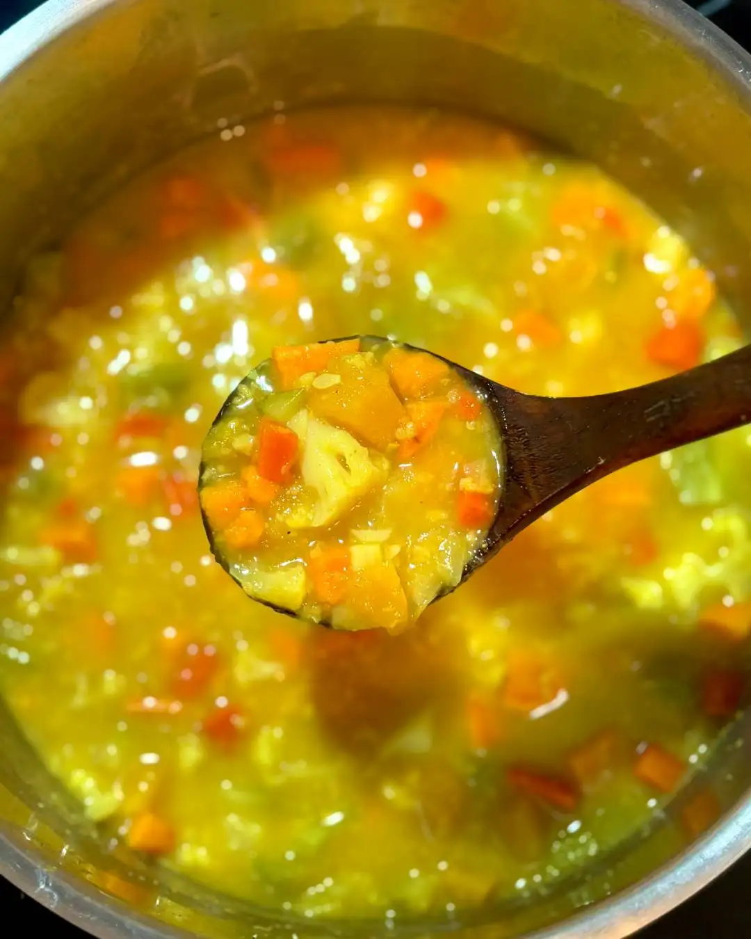 nourishing oatmeal veggie soup