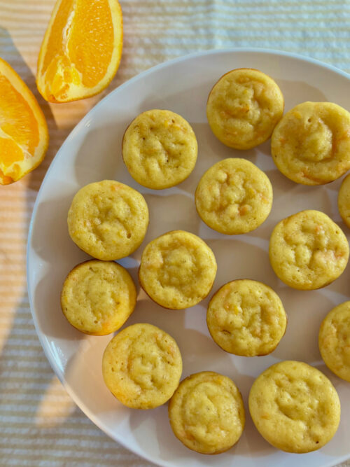 orange carrot muffins
