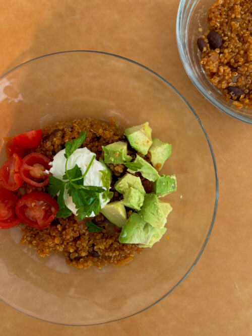 mexican quinoa bowl