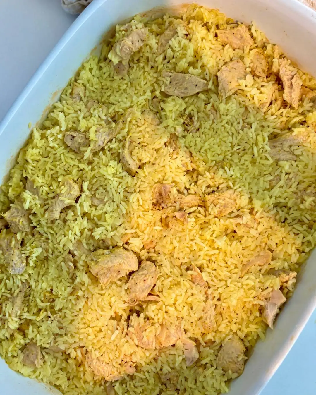 simple chicken and rice bake
