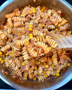Mediterranean Tuna Sweetcorn Pasta