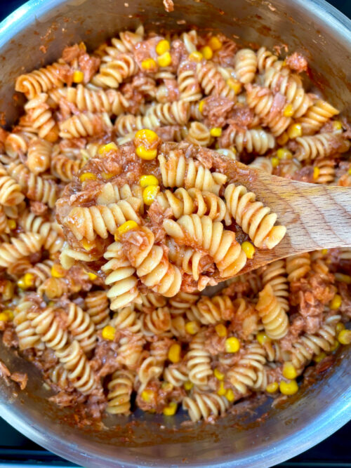Mediterranean Tuna Sweetcorn Pasta