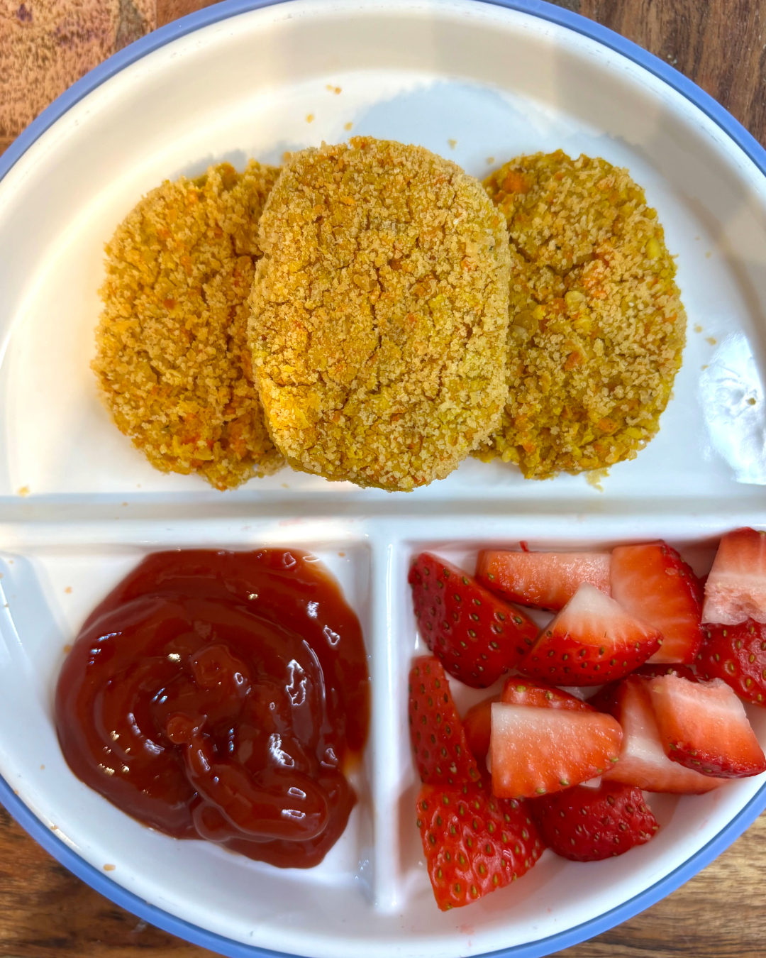 baby veggie chickpea nuggets