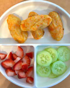 cheesy vegetable tots