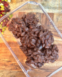 dark chocolate nut clusters