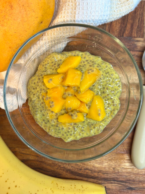 mango banana chia pudding