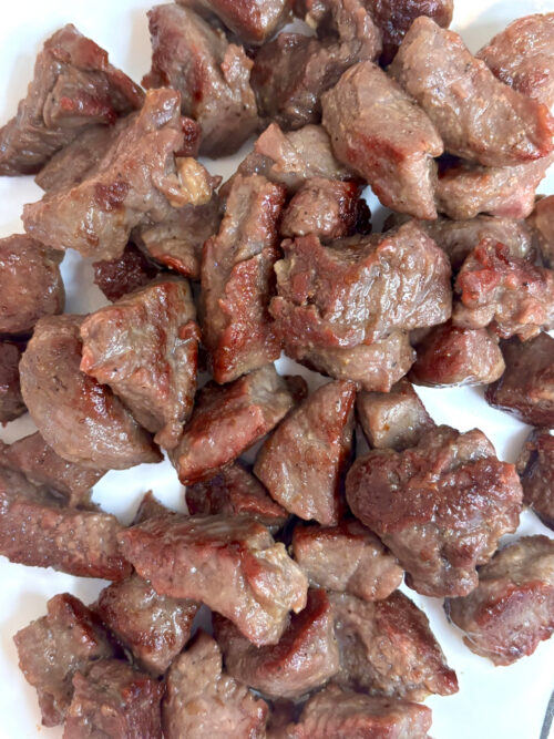 soft steak bites