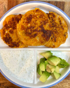 sweet potato salmon fish cakes