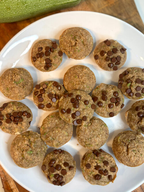 zucchini oat muffins