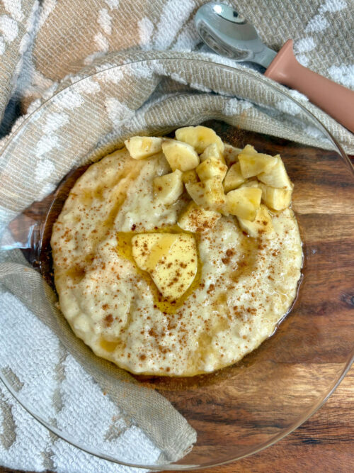 vanilla custard oats for toddlers