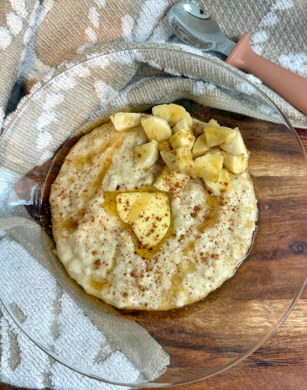 vanilla custard oats for toddlers