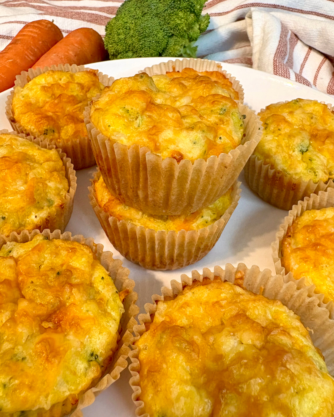 cheesy vegetable muffins