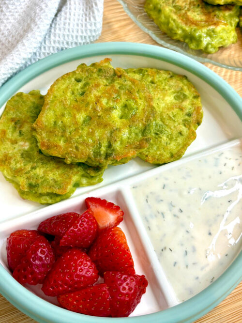 green pea fritters