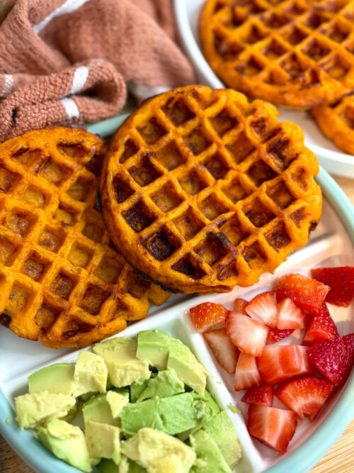 sweet potato pizza waffle