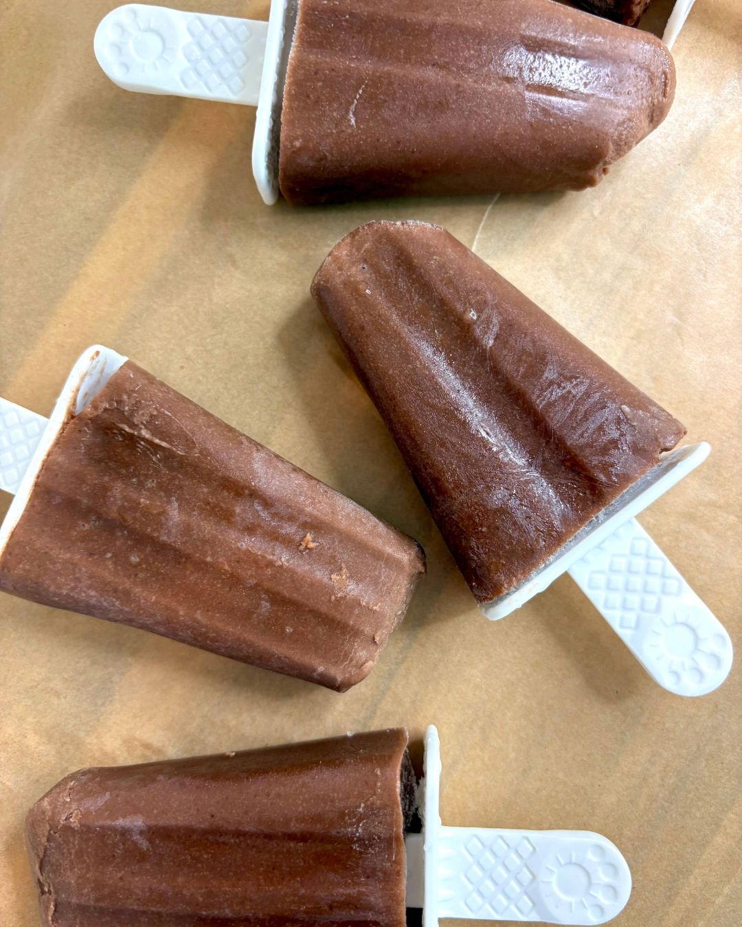 banana chocolate fudgsicles