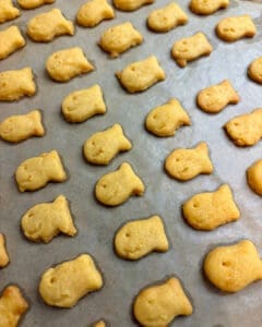 homemade goldfish crackers