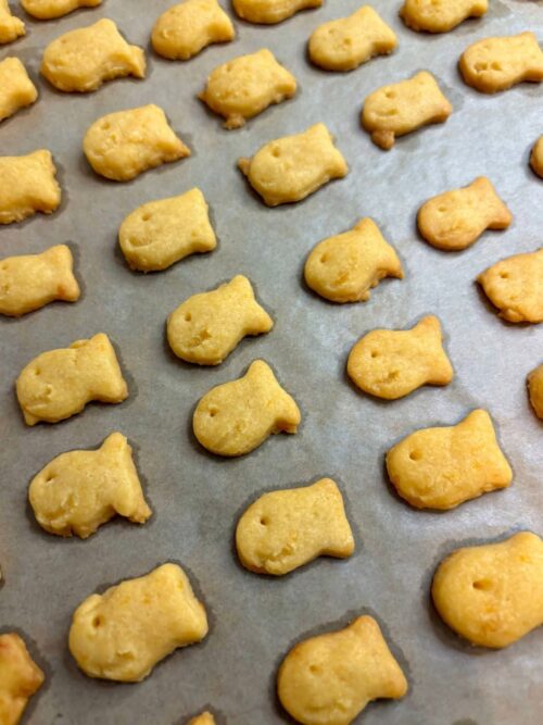 homemade goldfish crackers
