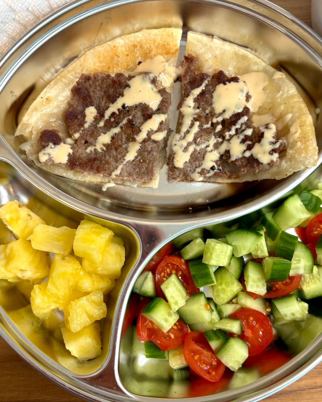 smash burger tortilla