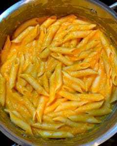 creamy sweet potato pasta