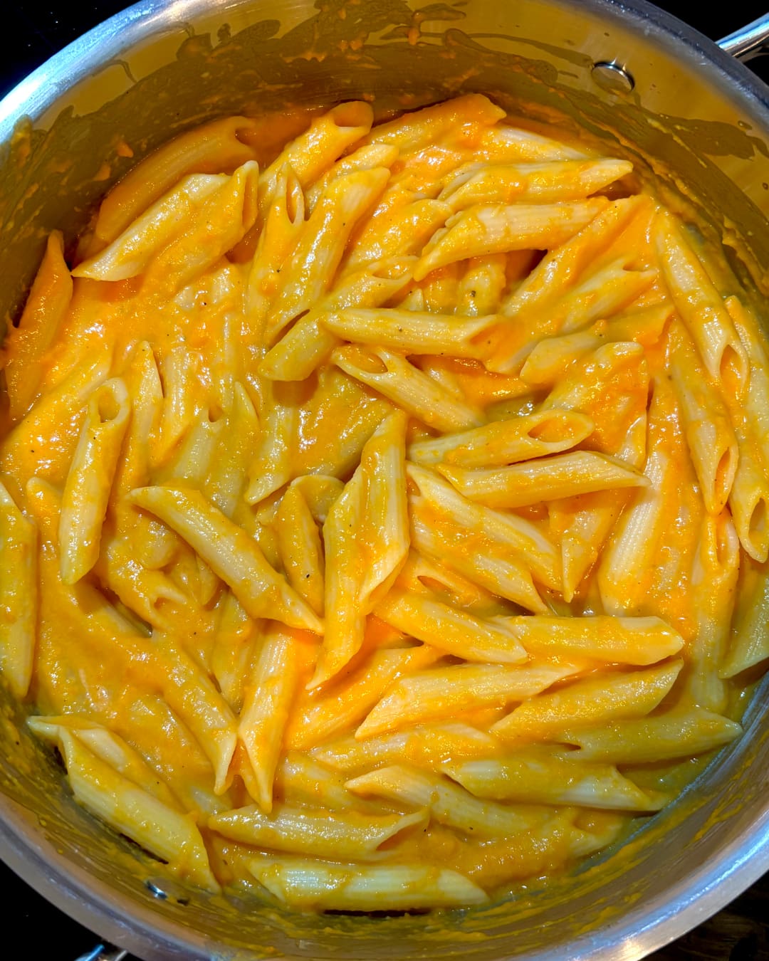 creamy sweet potato pasta