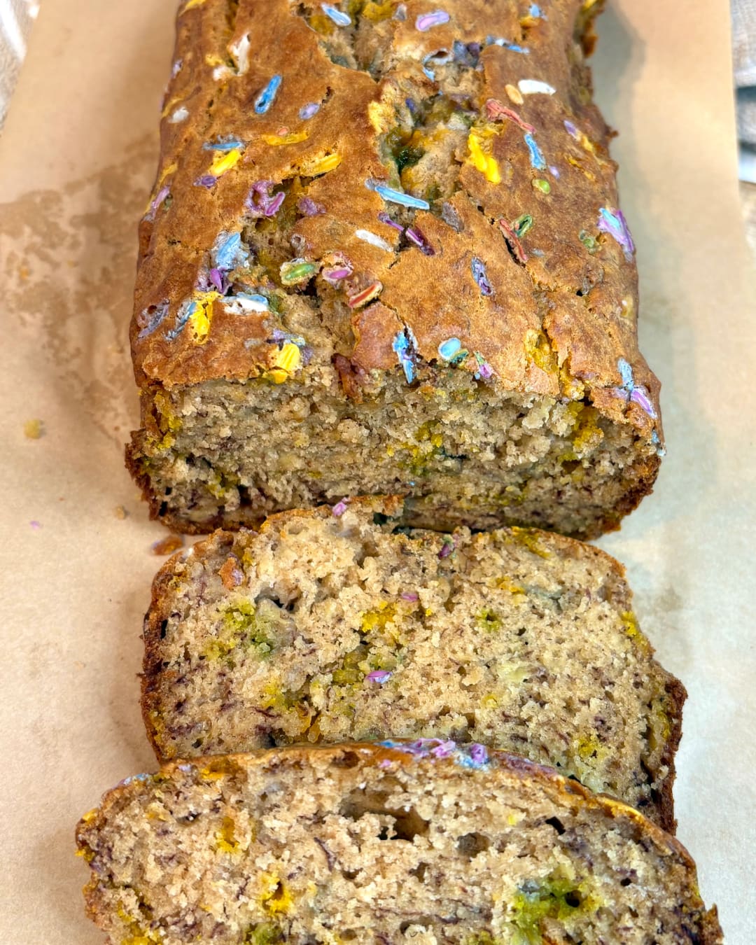 funfetti banana bread