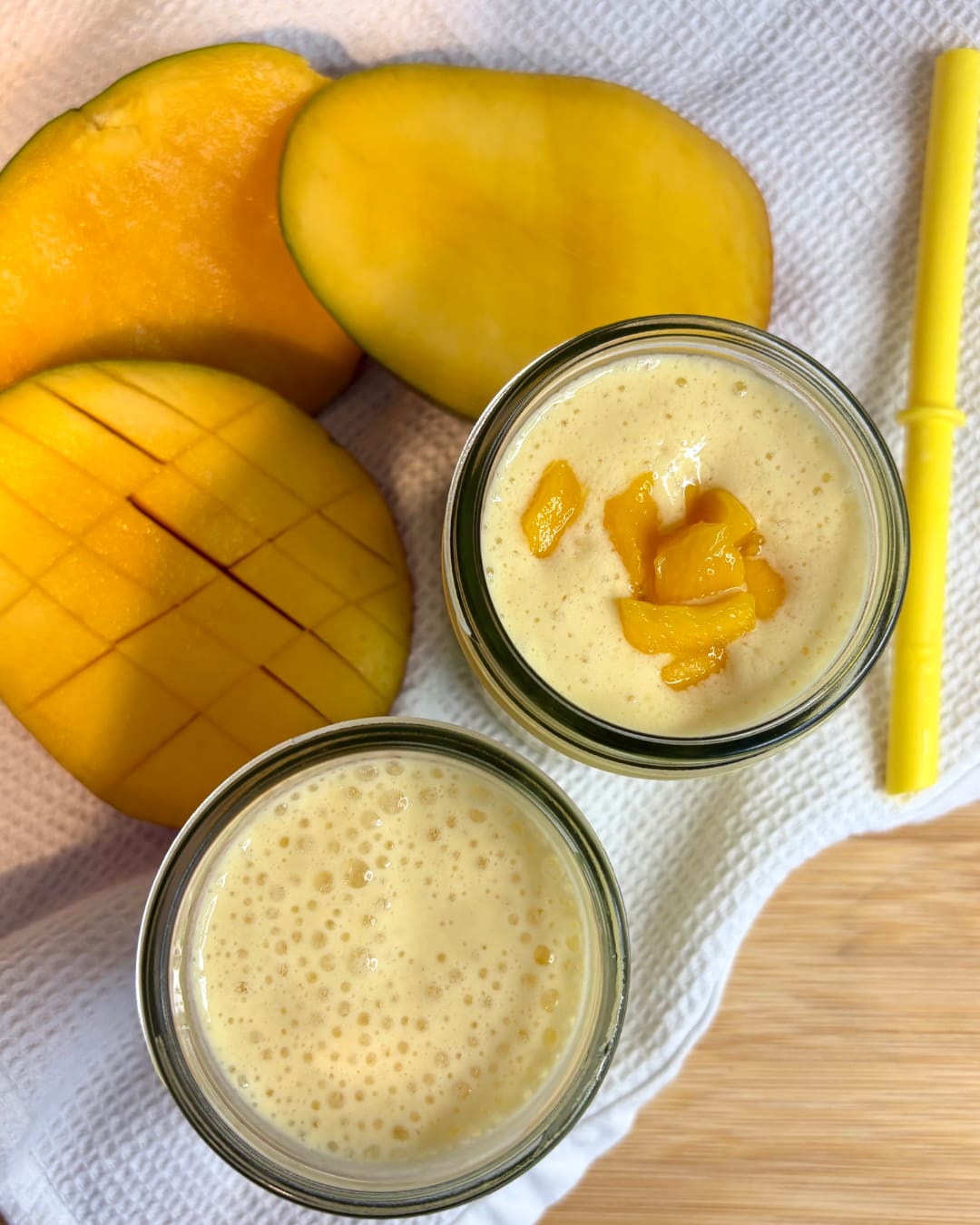 baby-friendly mango lassi