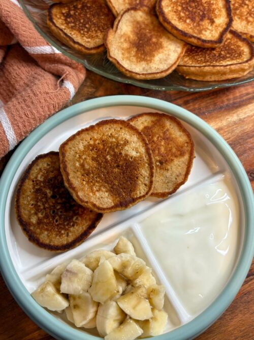 healthy applesauce pancakes