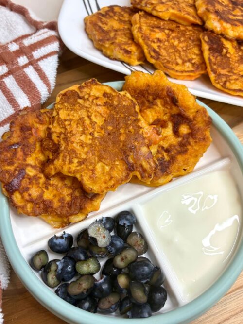 sweet potato carrot fritters