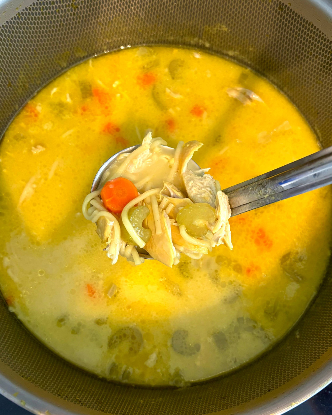 creamy chicken noodle soup for kids