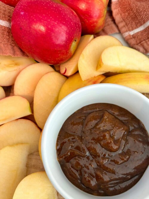 healthier caramel dip