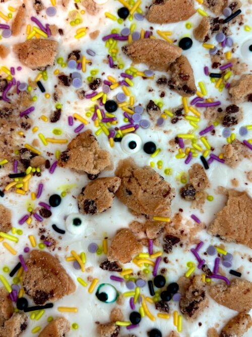 milk & cookies Halloween bark